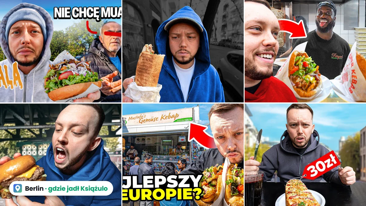 Gdzie jadł Książulo w Berlinie? Lista lokali z jego filmów