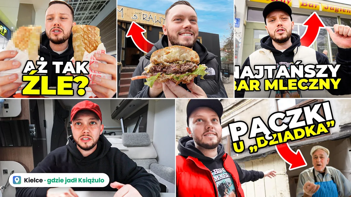 Gdzie jadł Książulo w Kielcach? Lista lokali z jego filmów