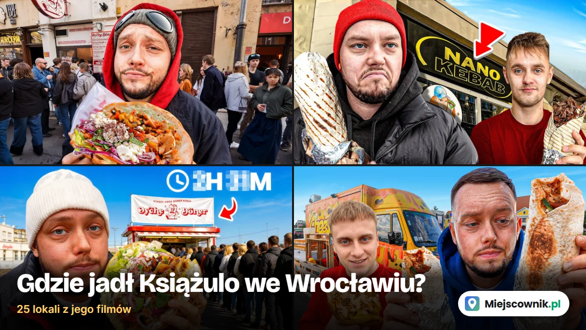 Gdzie jadł Książulo we Wrocławiu? Lista lokali z jego filmów