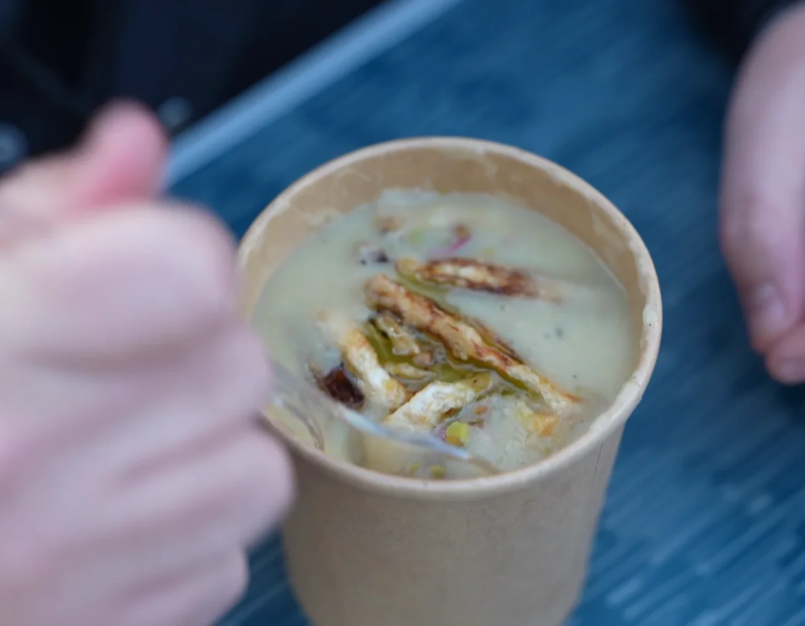 Frytka z selera z zupy z białych warzyw - Bistro Bar Tomek Poznań