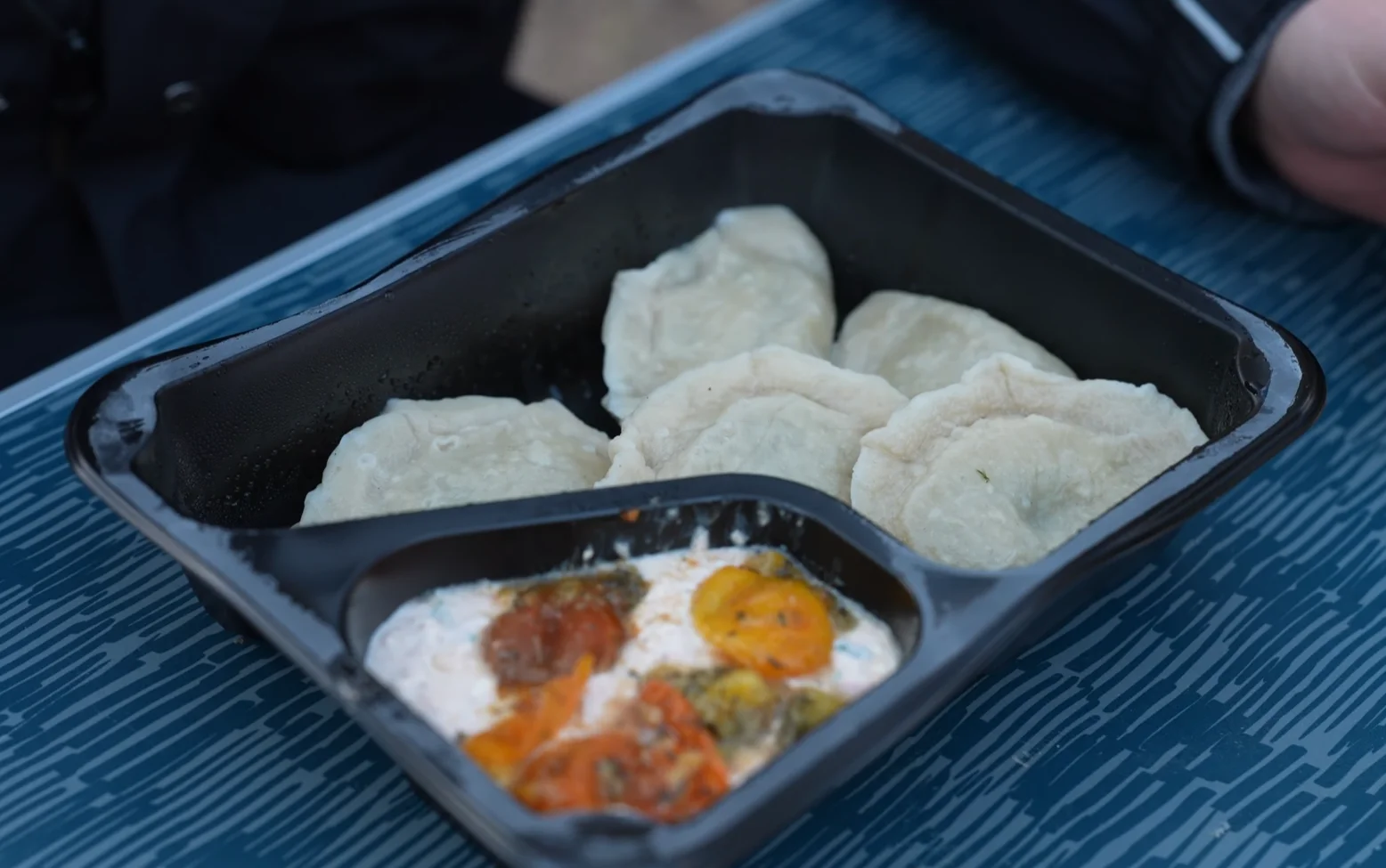 Pierogi z ziemniakami i szalotką z menu Magdy Gessler - Bistro Bar Tomek Poznań