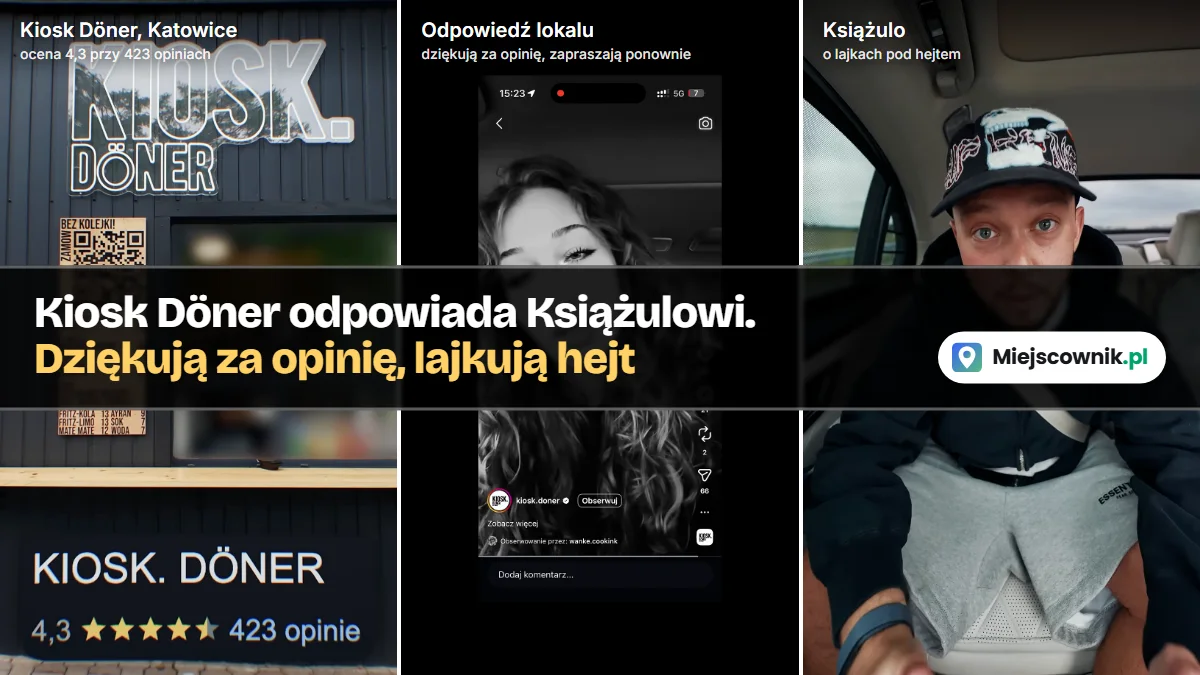 Dziękują za opinię i lajkują hejt. Odpowiedź dla Książula z Katowic