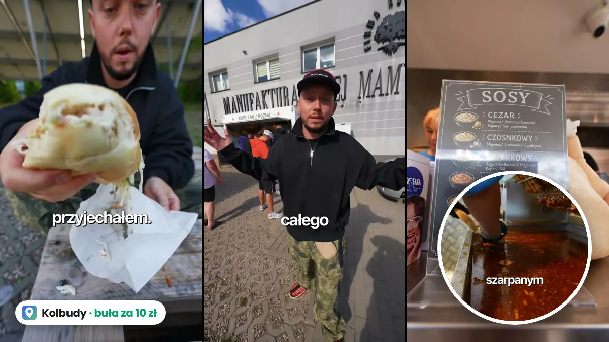 Książulo w Kolbudach: buła za 10 zł i muala bez naklejki