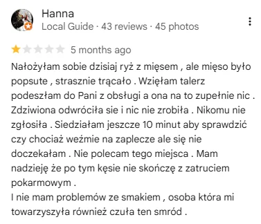 Ogórki za 10 zł w Bistro Polskie Komorniki