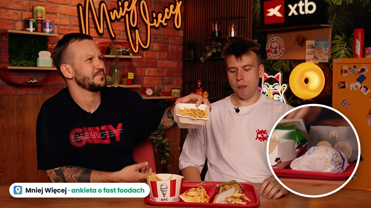 Widzowie Mniej Więcej wybrali najmniej lubiane kanapki w McDonald's i KFC. Ekipa je zjadła
