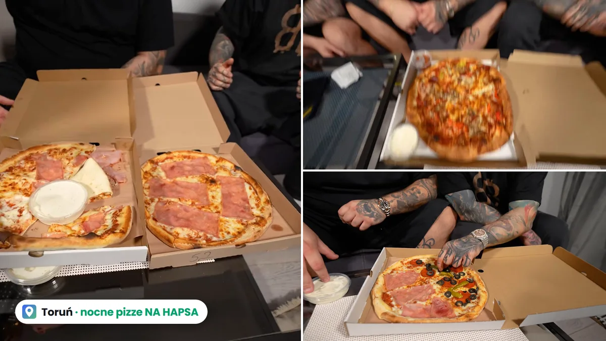 Pizzowy skandal w Toruniu? Trzy pizzerie, jeden kurier i identyczne pizze w teście NA HAPSA